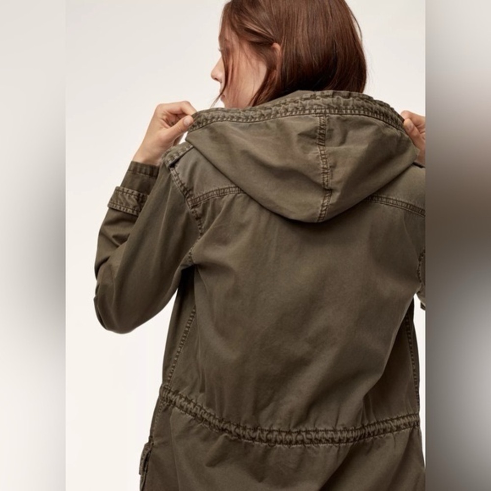 ARITZIA TALULA Trooper Olive Green Utility Jacket (XS) - Picture 3 of 8